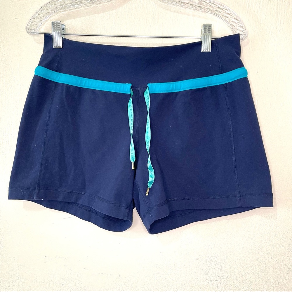 Lululemon Dark Navy Yoga Short with Drawstring